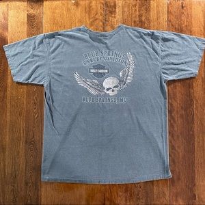 Harley Davidson T-shirt gray XL Blue Springs